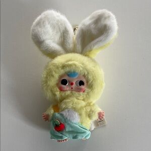 Baby three Bunny Plush Bag Charm